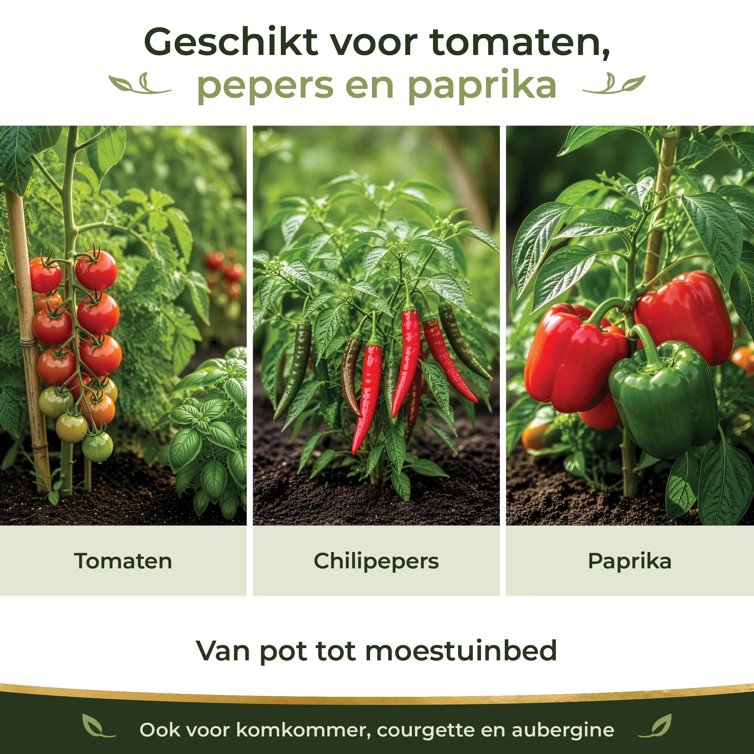 Tomato/Chile Formula suitable for tomatoes, chiles, peppers, cucumbers, courgettes and aubergines in pots and vegetable beds