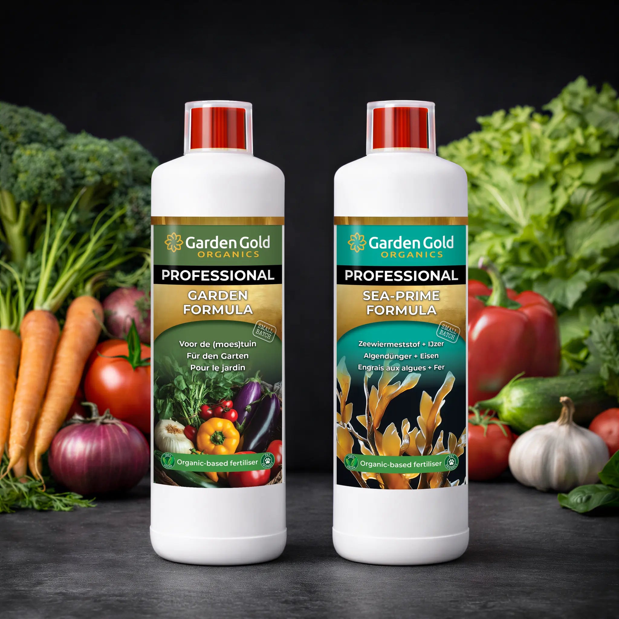 Garden Gold - Garden Starter Pack with Garden Formula and Sea-Prime Formula for garden plants, herbs and vegetables