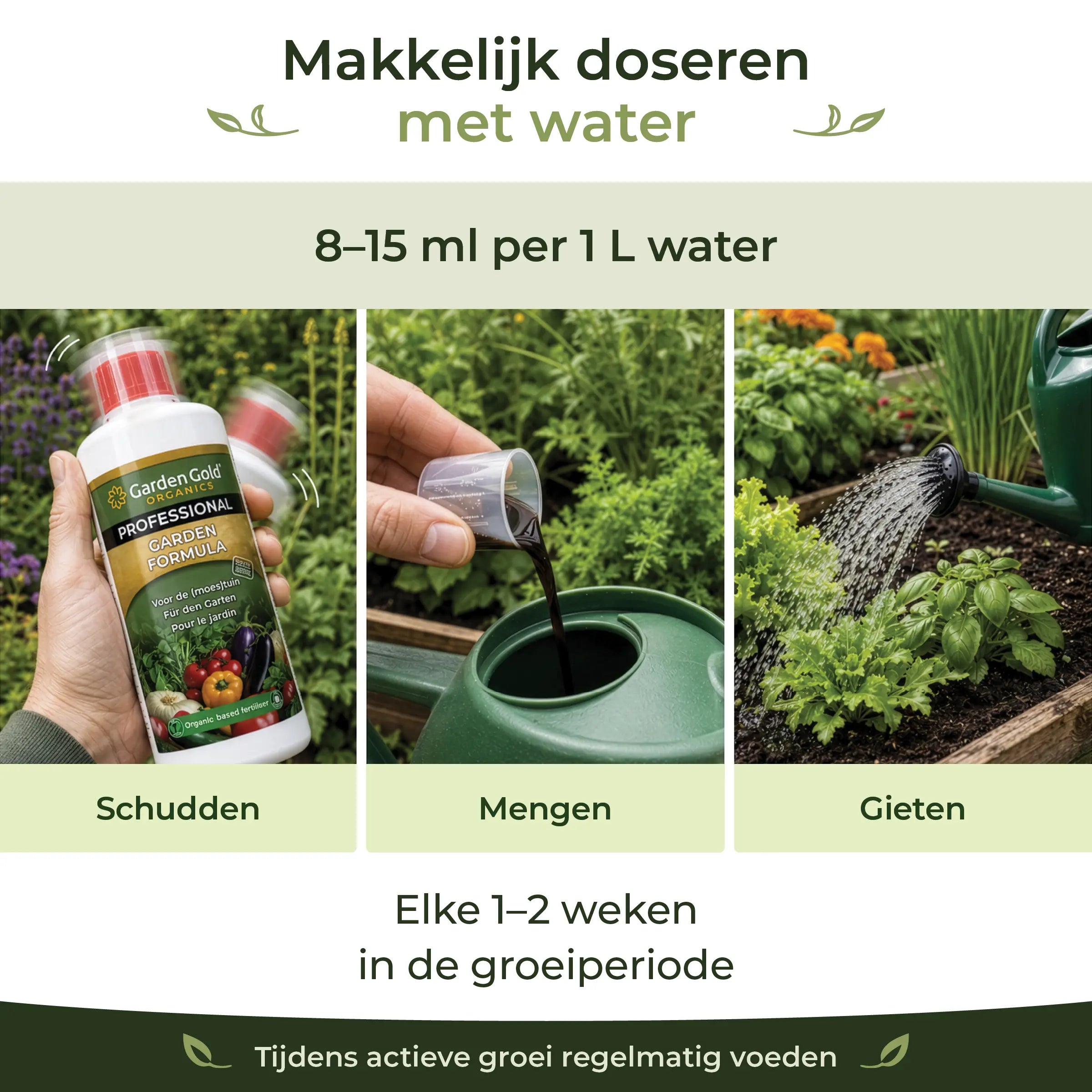 Organischer Dünger für den Garten